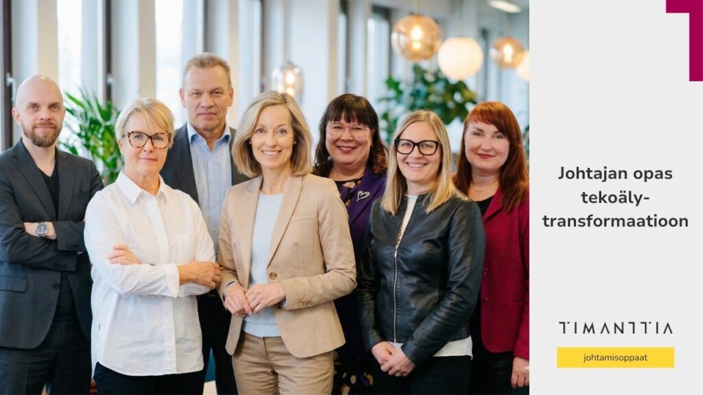 Johtajan opas tekoälytransformaatioon -materiaalin kansilehti